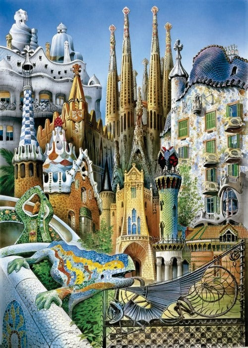 Rompecabezas Mini Collage 1000 Pz. Educa 11874