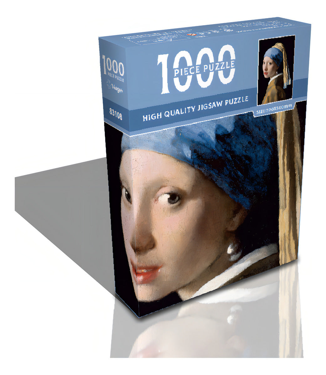 Rompecabezas Joven Con Arete De Perla Vermeer 1000 Pz Clementoni