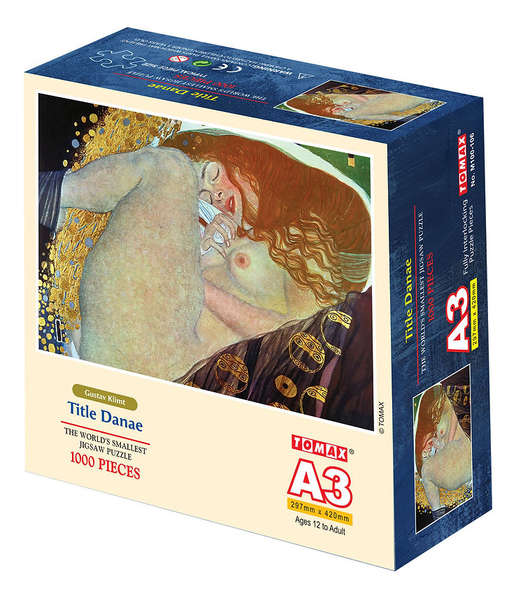 Title Danae By Gustav Klimt Mini Rompecabezas 1000 Pzs Tomax