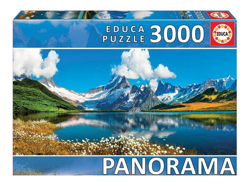 Rompecabezas Educa Borras 3000 Piezas Lago Bachalpsee Suiza Paisaje