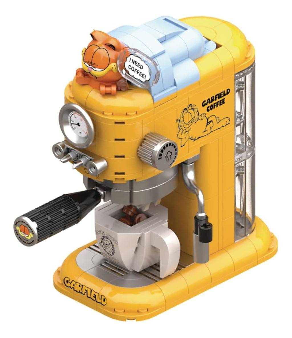 Juego Construcción Pantasy Garfield Machines Cafetera