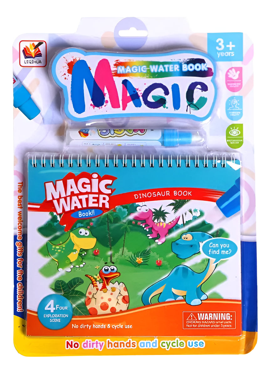Libro Mágico Para Pintar Dinosaurios