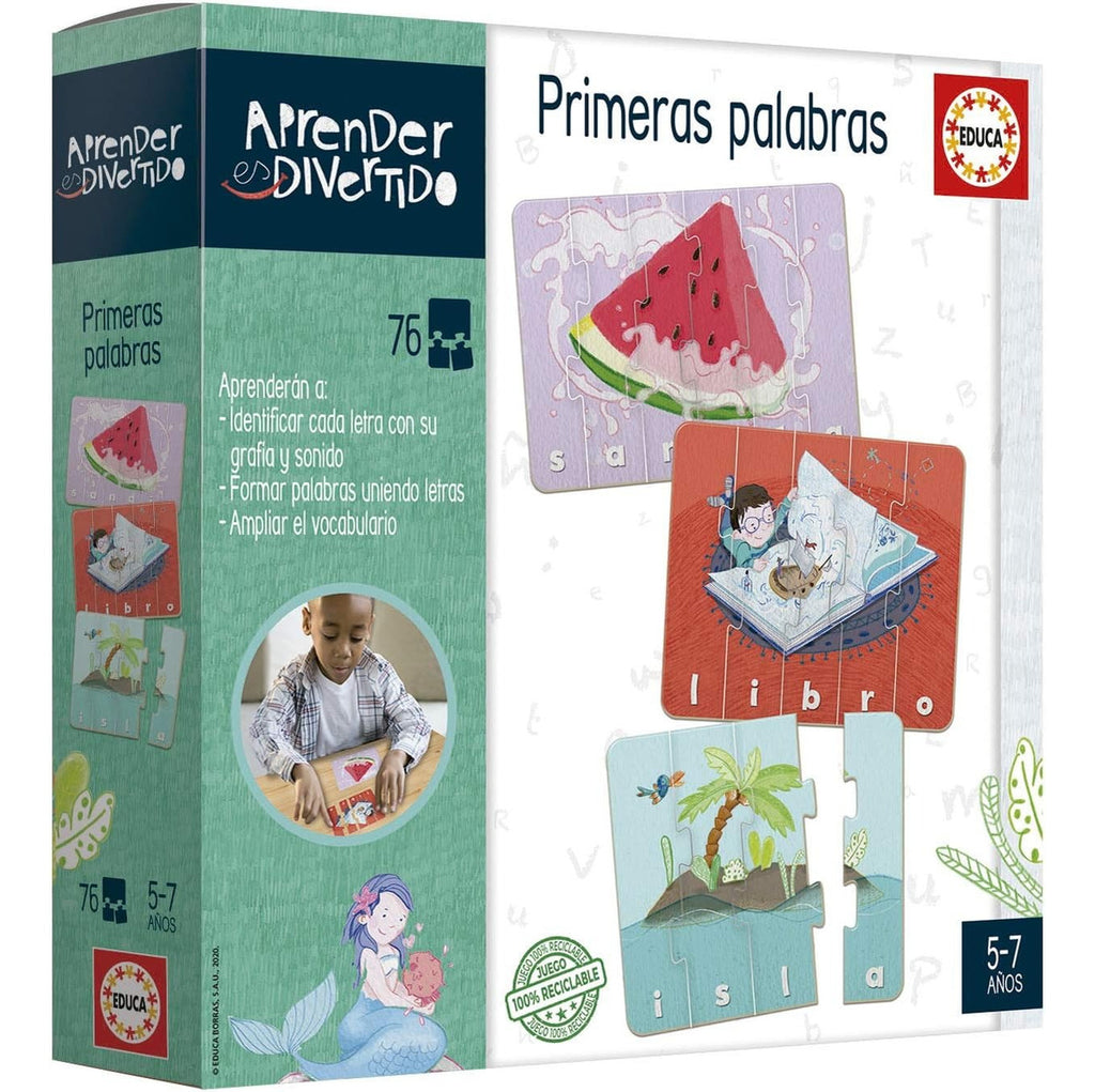 Juego Aprender Es Divertido Primeras Palabras Educa 18697