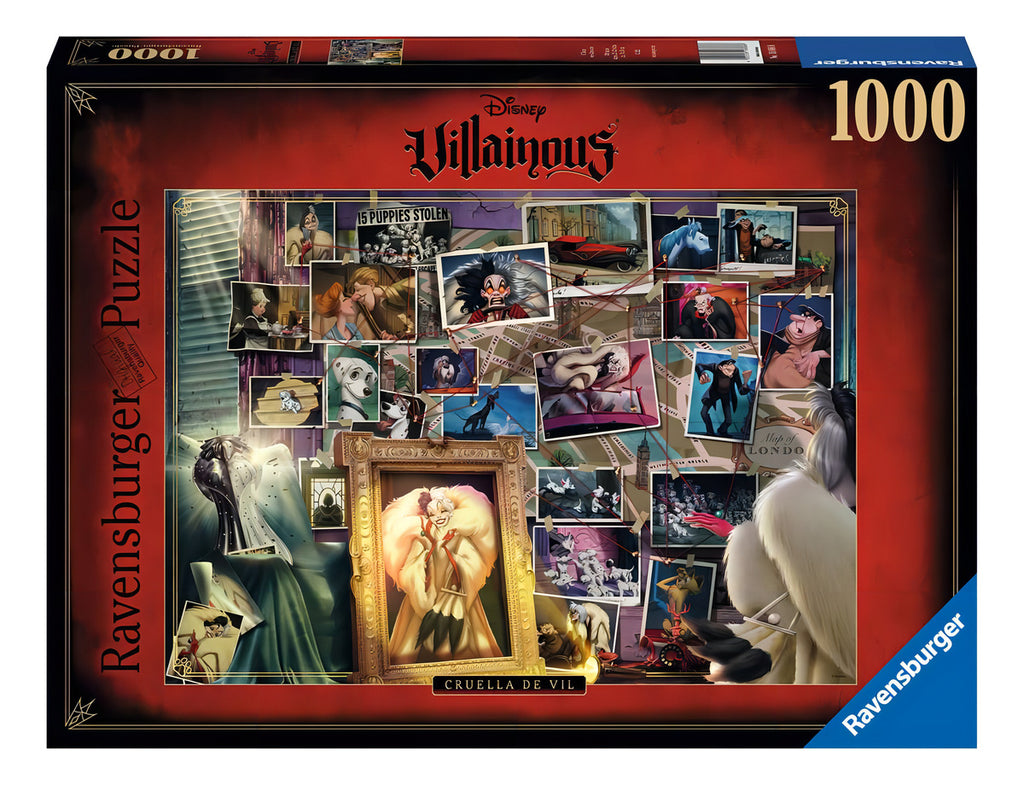 Rompecabezas Ravensburger Disney Villainous Cruella De Vil
