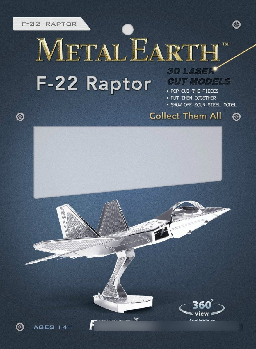 Fascinations Avión F-22 Raptor Rompecabezas 3d Metalico