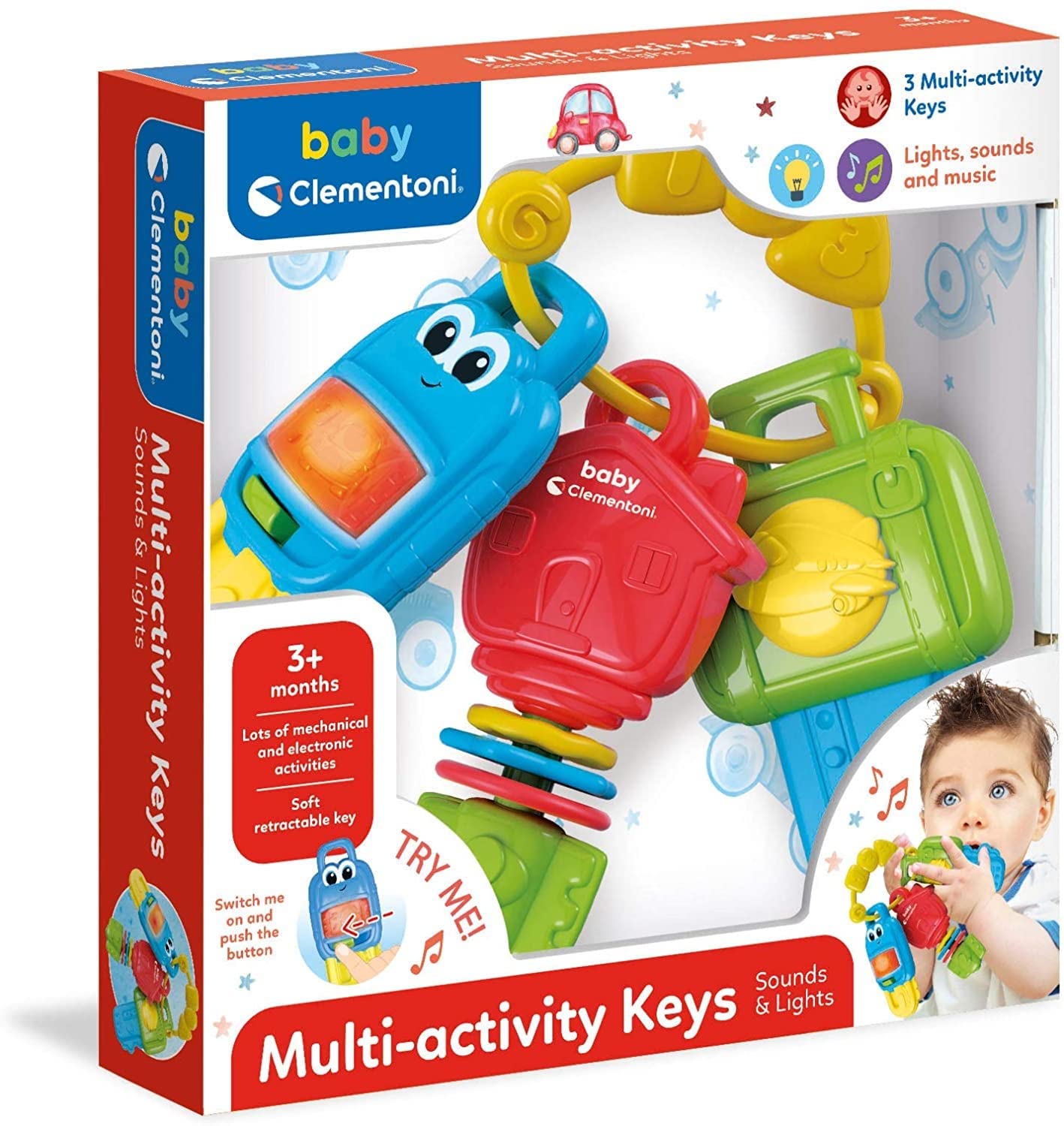 Clementoni Electronic Keys - INT1 - K - Made IN China 3 Meses