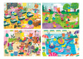 Set Puzzle Escuela Piscina Jardin Rompecabezas Educa Niños