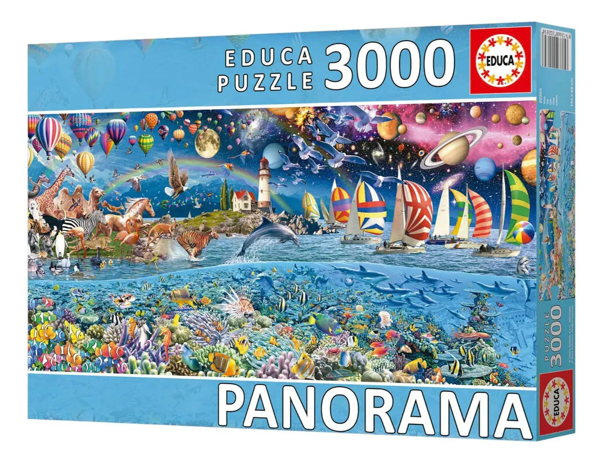 Rompecabezas 3000 Piezas Vida Panorama Educa