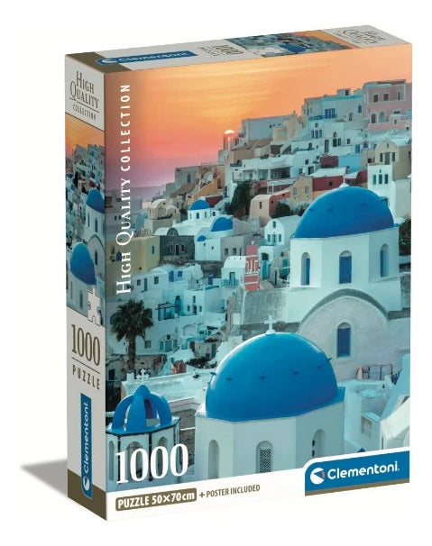 Puzzle Clementoni 1000 Pzs Santorini Islas Griegas Grecia