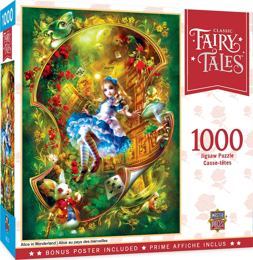 Rompecabezas Master Pieces Alice In Wonderland 1000 Piezas