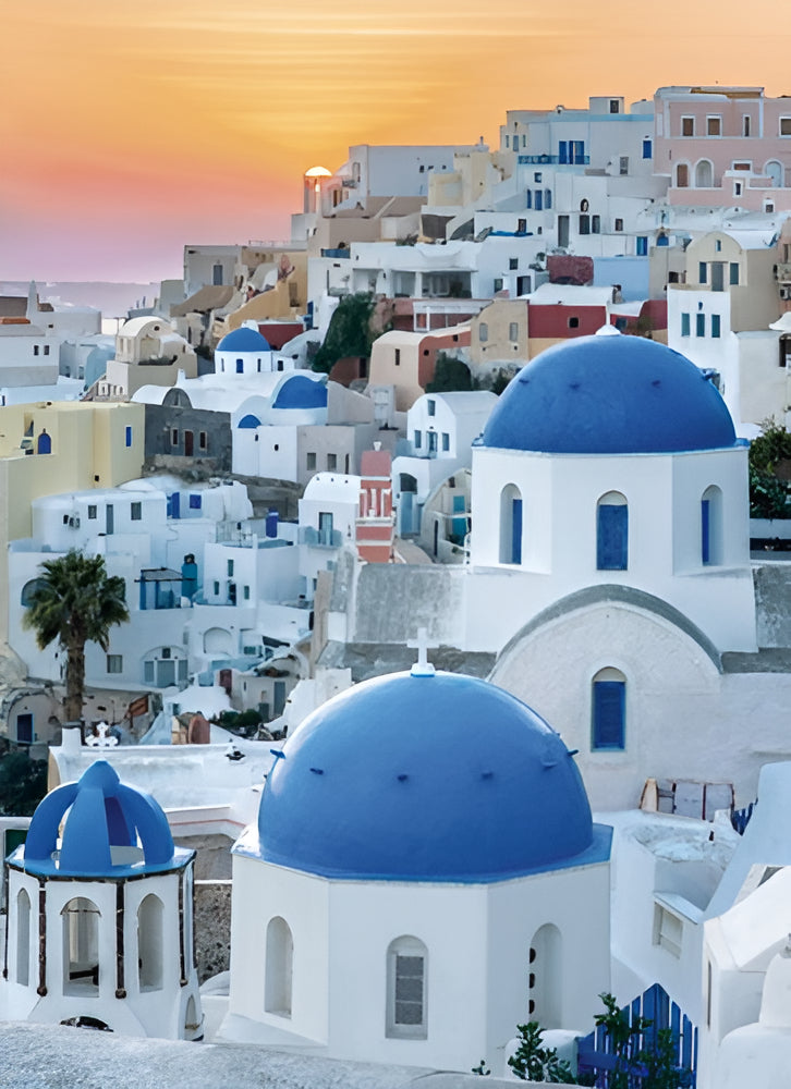 Santorini Costa Grecia Rompecabezas 1000 Pz Clementoni