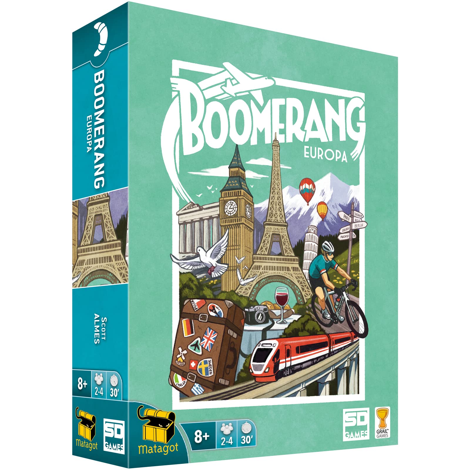SD GAMES Boomeran Europa Juego de Mesa Infantil