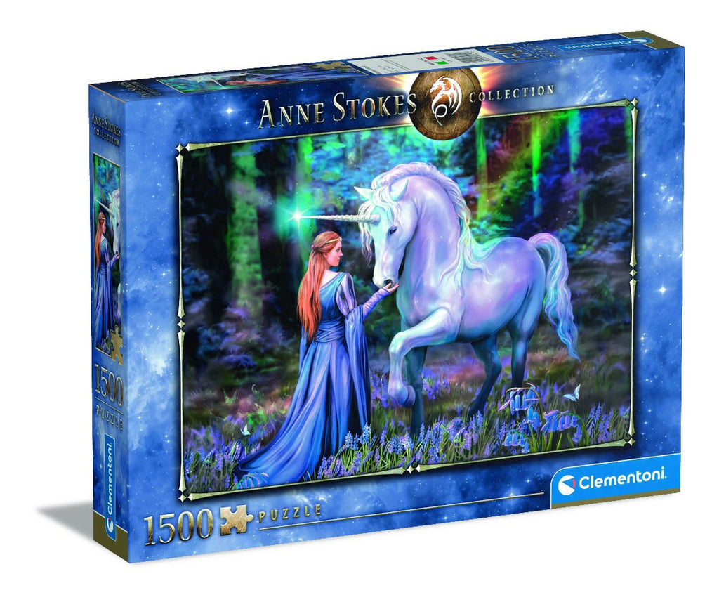 Rompecabezas Bluebell Unicornio Anne Stokes 1500 Clementoni