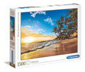 Amanecer Tropical Playa Rompecabezas 1500 Pz Clementoni