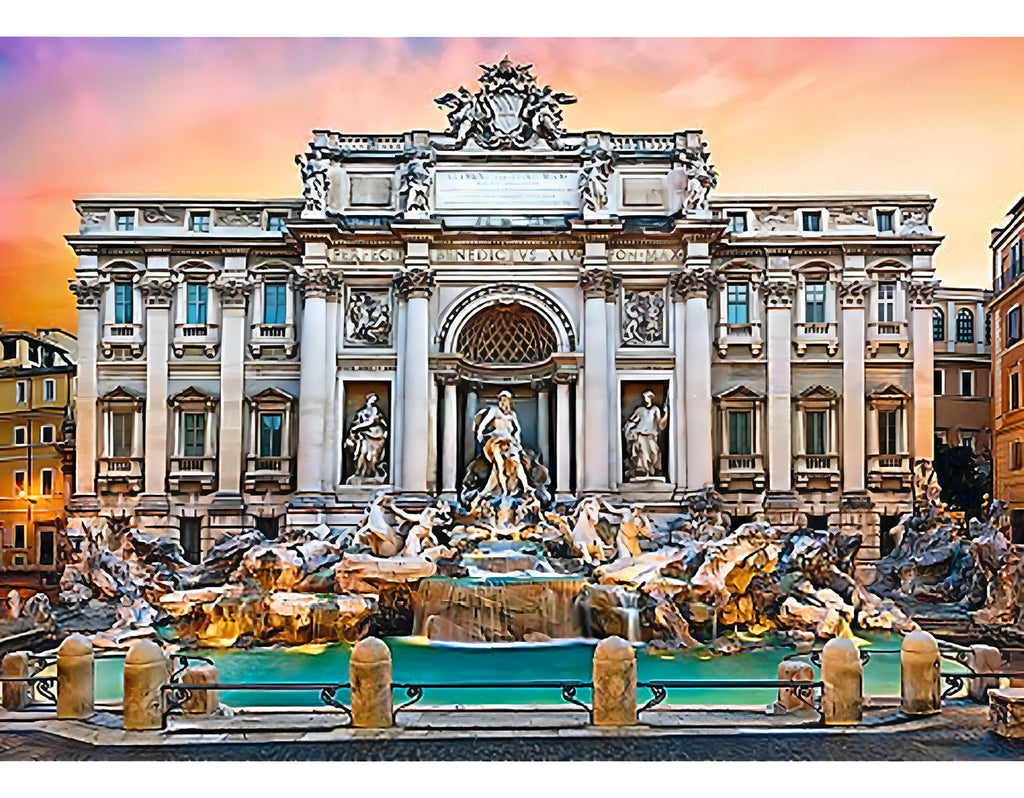 Rompecabezas Trefl Fontana De Trevi Roma 500 Piezas 12+