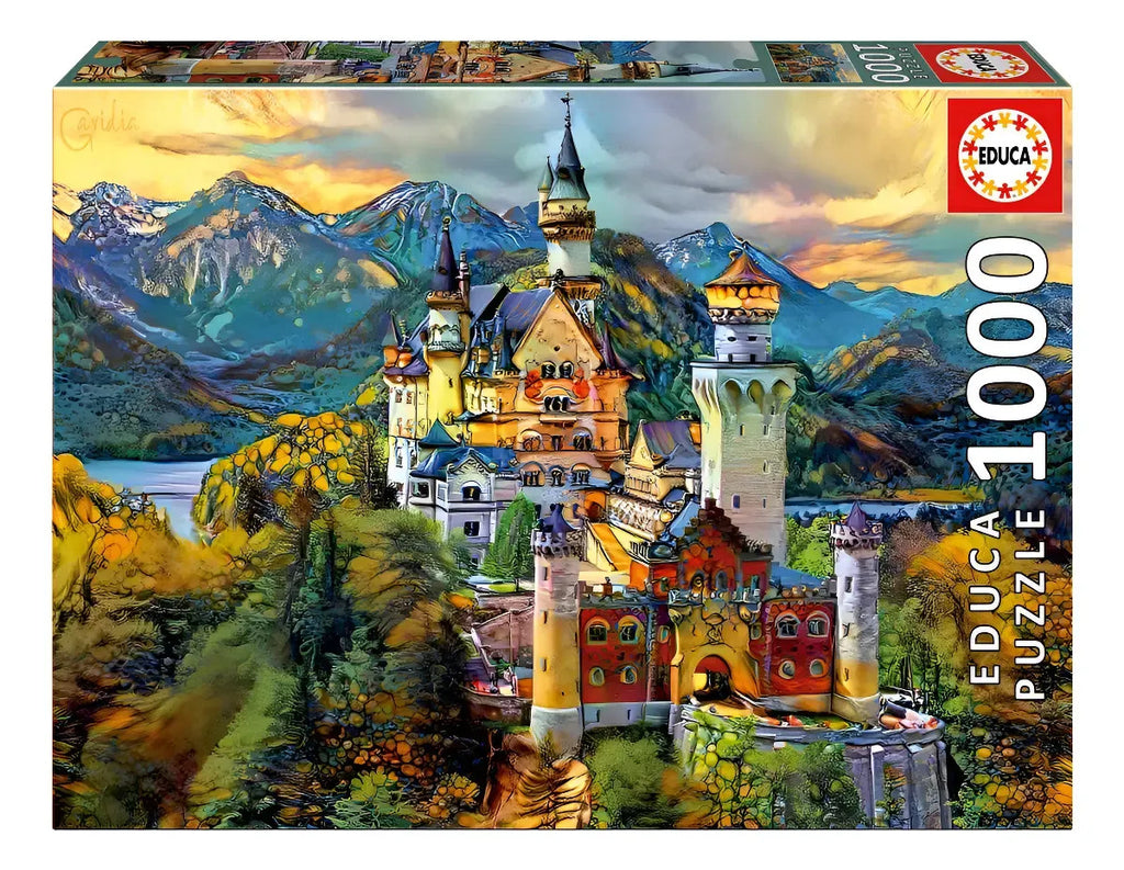 Puzzle Rompecabezas Educa X 1000 Piezas Neuschwanstein Tts