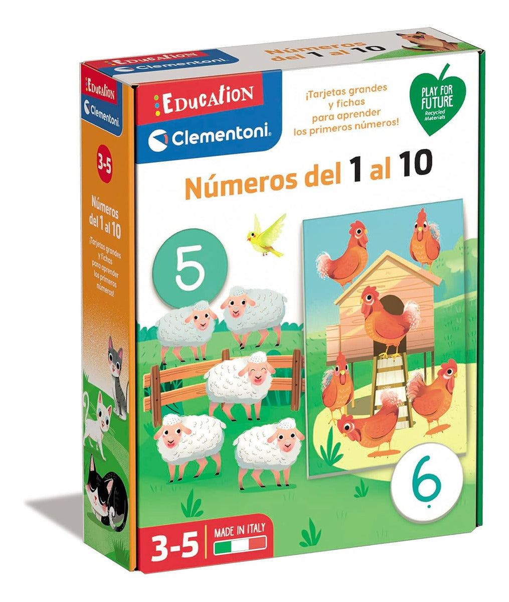 Clementoni 55447 Juego Educativo Números Del 1 Al 10