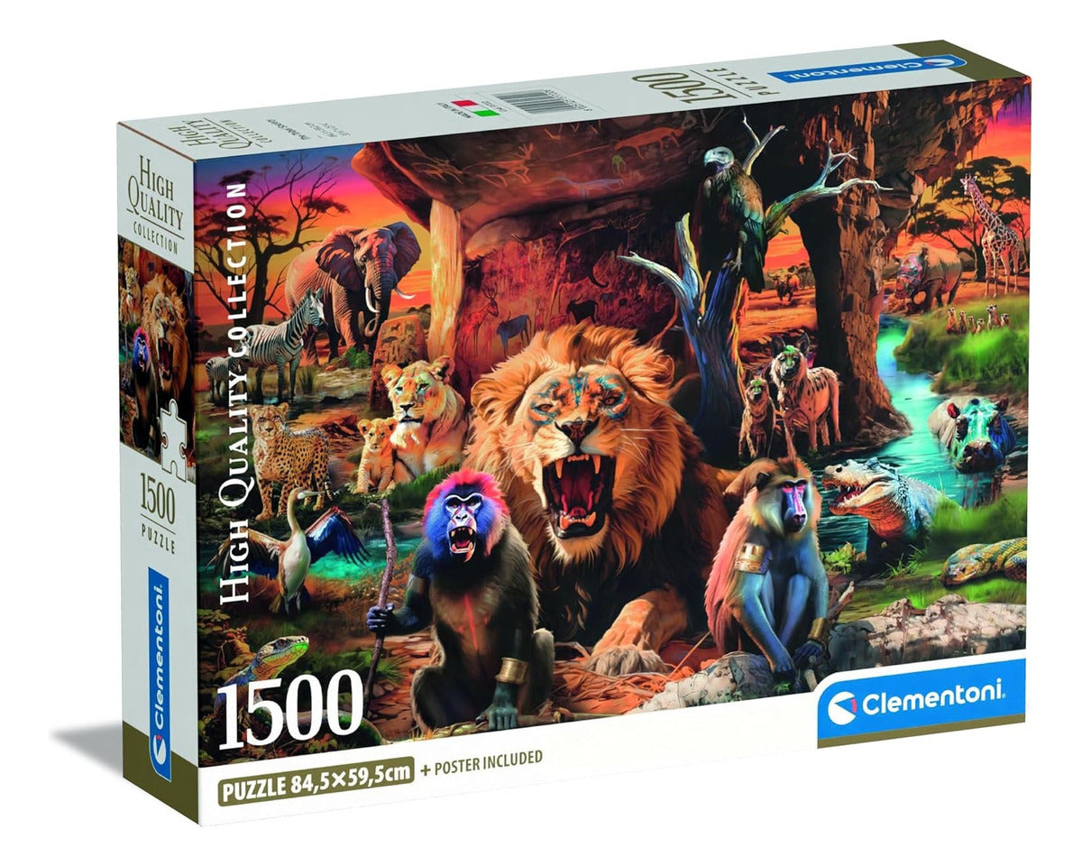 Puzzle Clementoni The Tribal Society De 1500 Piezas