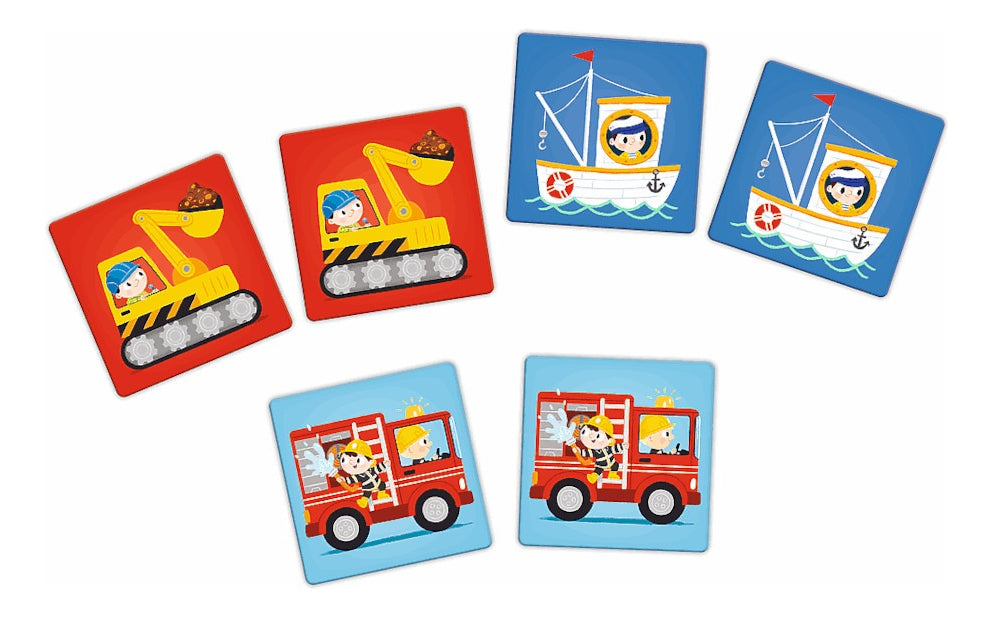 Memos Maxi Transportes Juego De Memoria Trefl