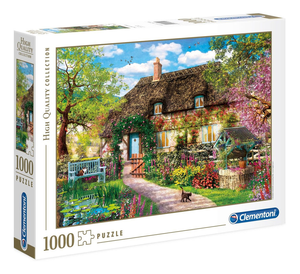 Rompecabezas Clementoni High Quality Collection The Old Cottage 39520 De 1000 Piezas