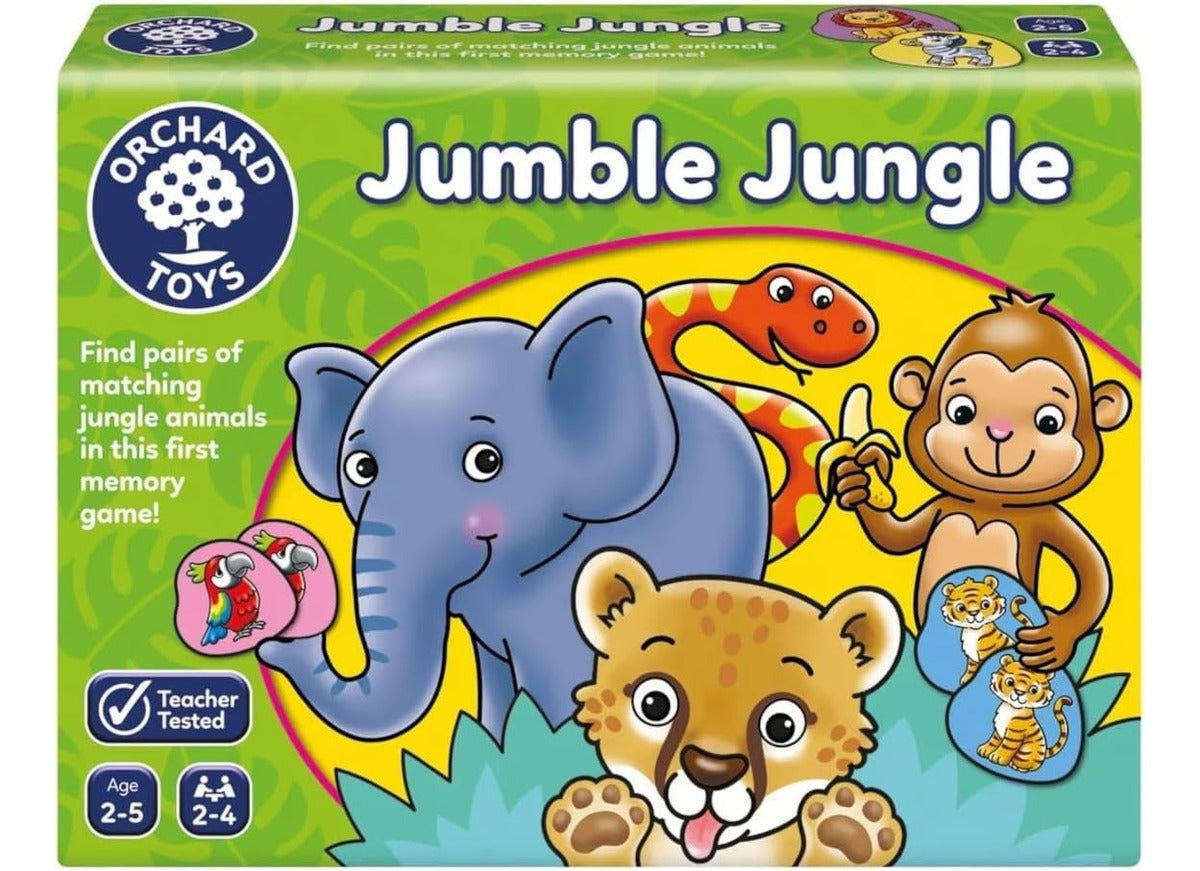 Juego Memoria Animales Jumble Jungle Orchard Toys