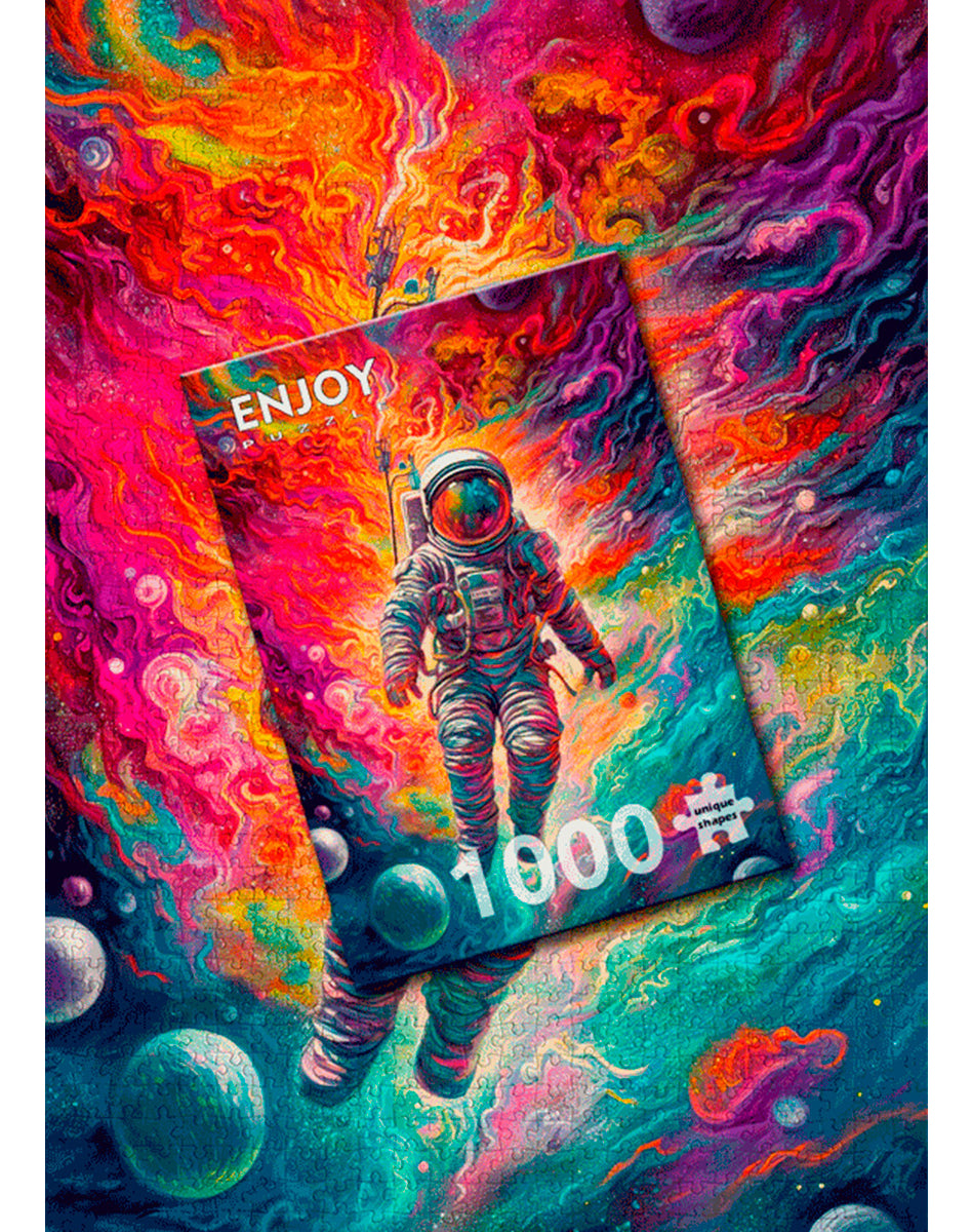Rompecabezas 1000 Piezas Arte Gravedad Cero Modelo 2211 Enjoy Puzzle