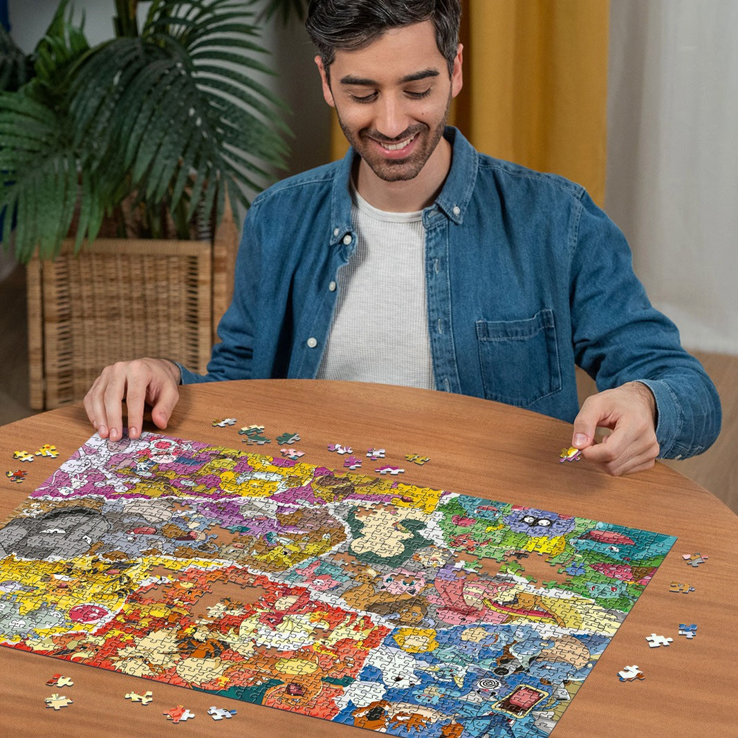 Rompecabezas Aventura Pokémon Ravensburger 1000 Pzas Puzzle