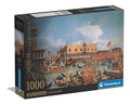 Rompecabezas Gran Canal Venecia Canaletto 1000 Pz Clementoni