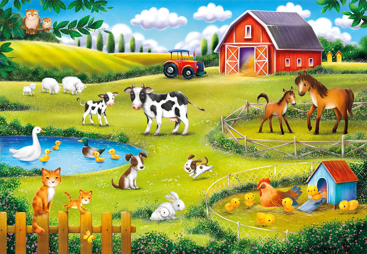 Rompecabezas 30 Piezas Granja De Animales Para Niños