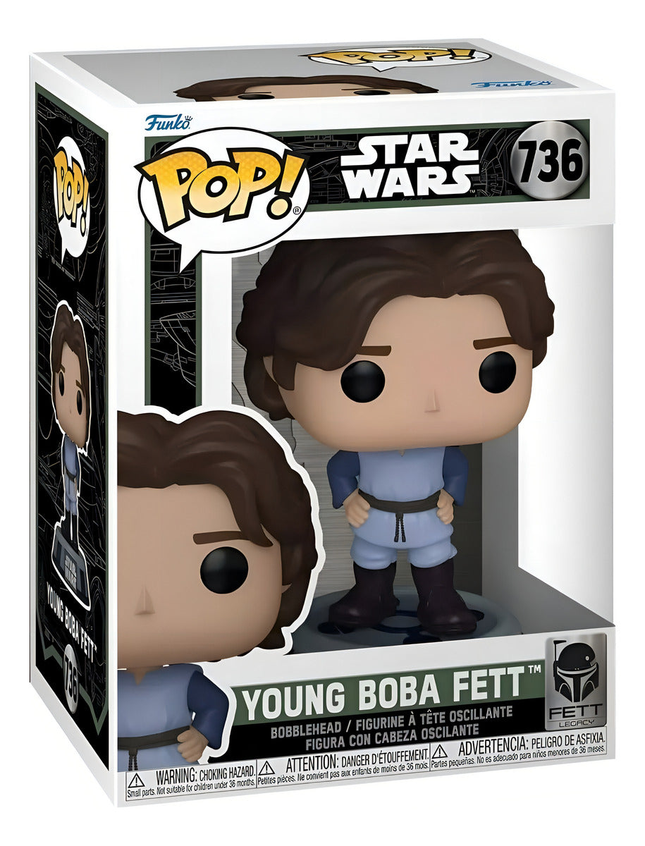Figura Funko Pop! Star Wars Boba Fett Joven 736