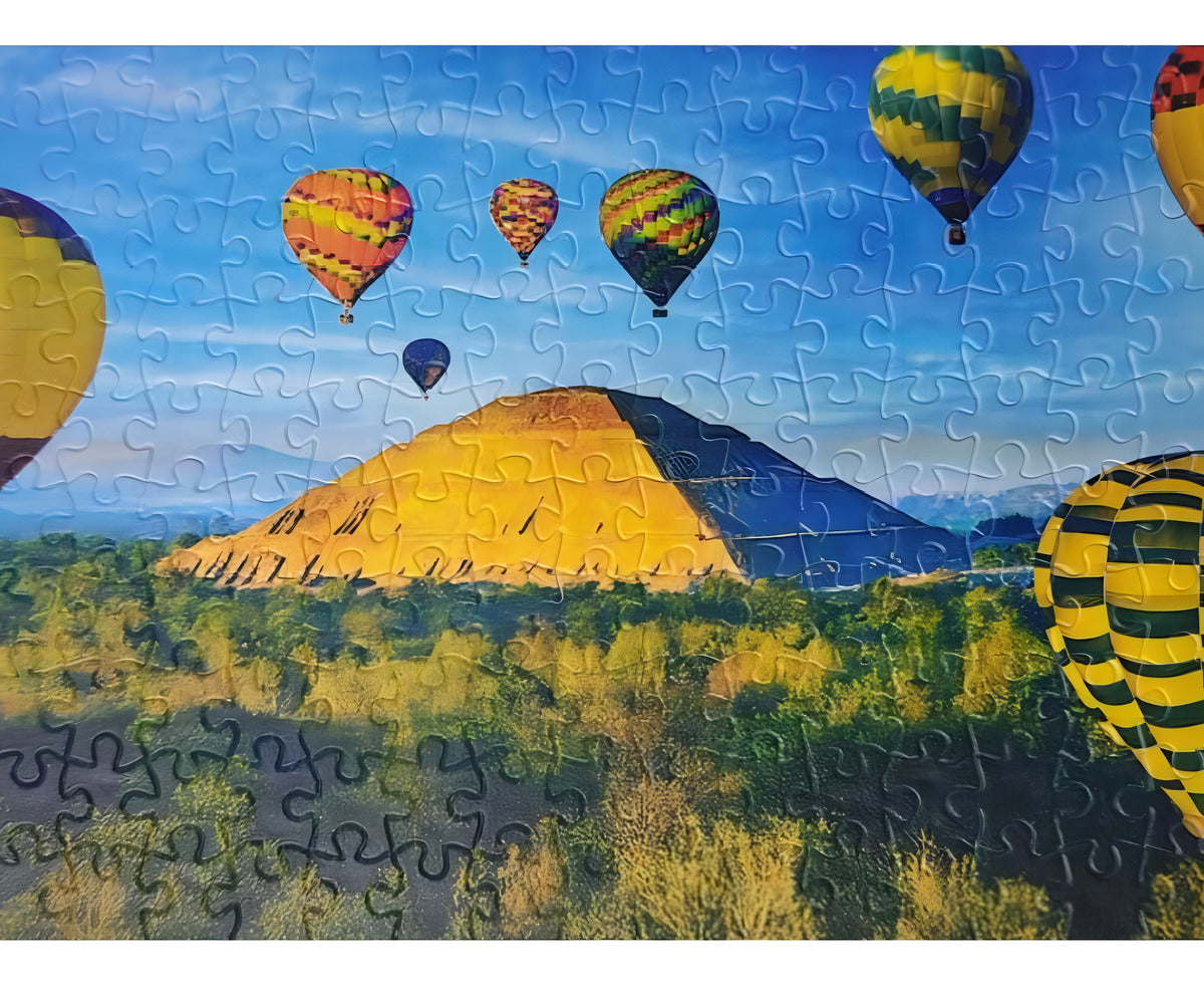 Mini Rompecabezas Plastico Pintoo Mexico Teotihuacan 150 Pz Piramide Del Sol Piecerelax