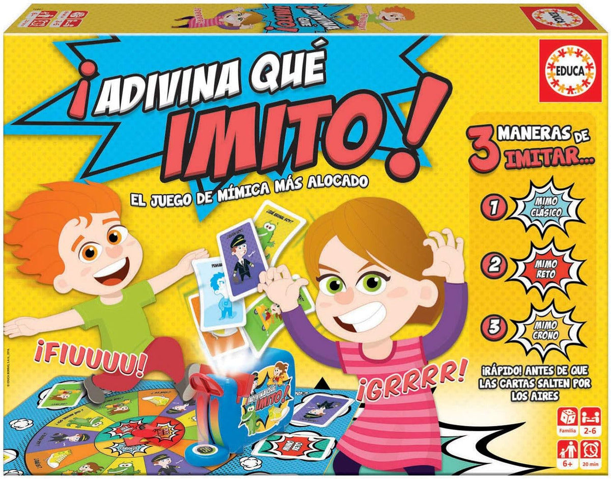 Juego De Mesa Educa Borras Adivina Que Imito Mímica Español