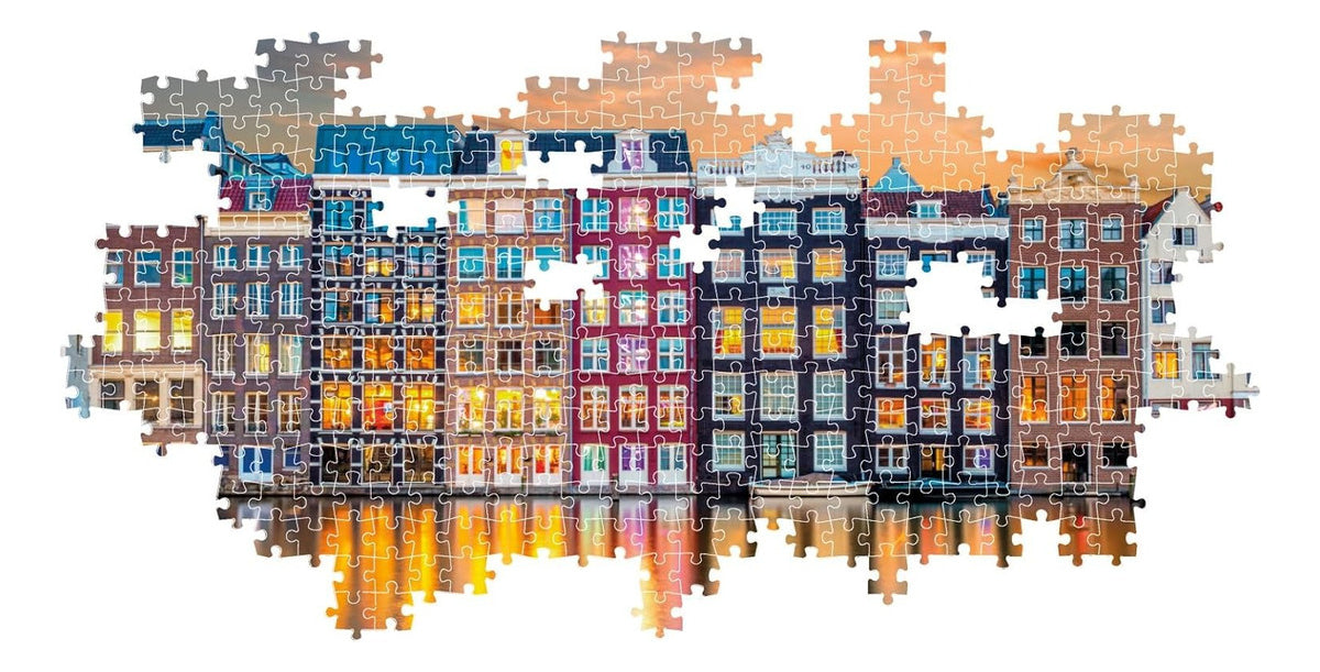 Rompecabezas 1000 Piezas Paisaje Amsterdam Clementoni