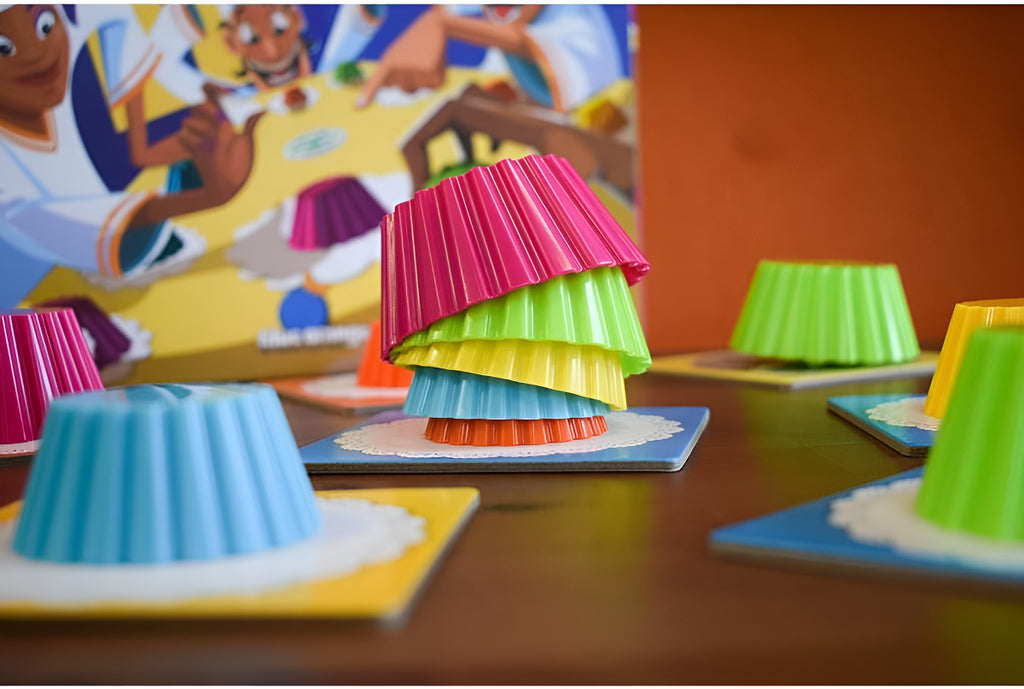 Blue Orange Cupcake Academy Juego De Mesa Familiar