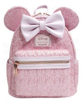 Loungefly Mini Mochila Minnie Mouse Cotton Candy Sequin
