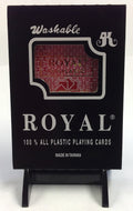 Juego de cartas  Royal 100% tamaño del Puente de plástico rojo estándar Índice Deck