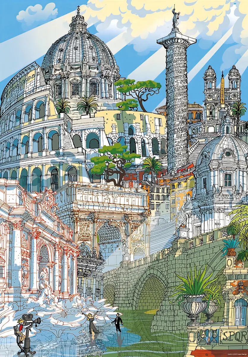 Rompecabezas 200 Piezas Arte Rome Marca Educa Borras