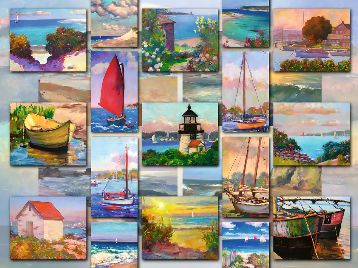 Ravensburger Rompecabezas: Collage De Paisajes
