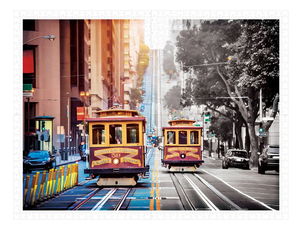 Rompecabezas Tranvias De San Francisco Pintoo 1200 Piezas