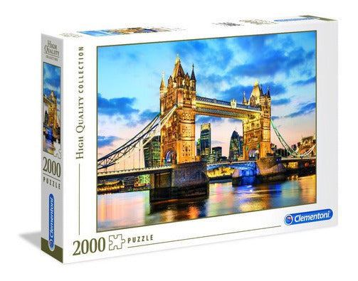 Puzzle Rompecabeza Tower Bridge Atardecer X 2000 Clementoni