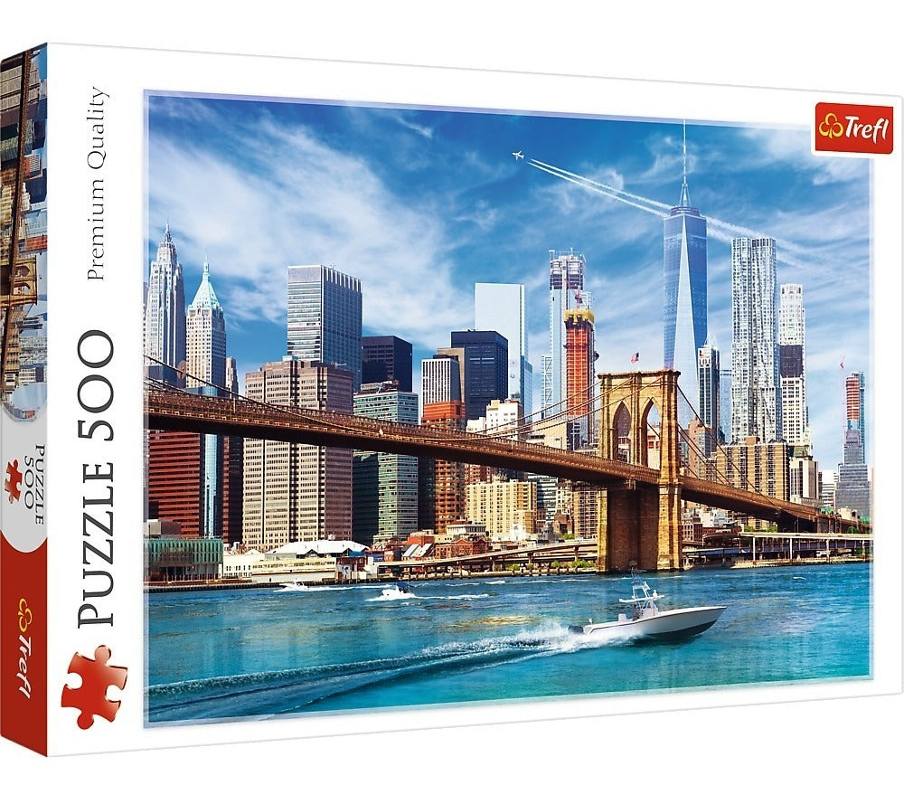 Rompecabezas Trefl Vista De Nueva York 500 Piezas 12+