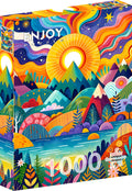 Rompecabezas Horizonte Mil Colores 1000 Piezas Enjoy Puzzle