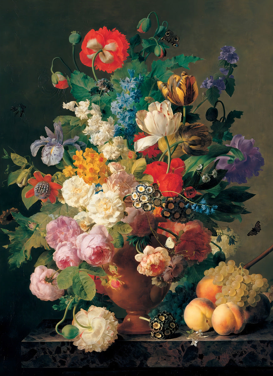 Rompecabezas Clementoni Museum Collection Van Dael  - Vaso Di Fiori 31415 De 1000 Piezas