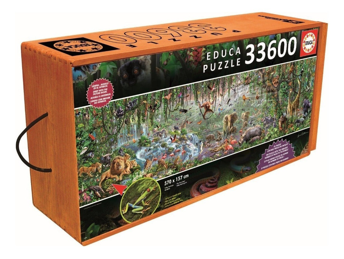 Rompecabezas Educa Borras Wild Life 16066 De 33600 Piezas