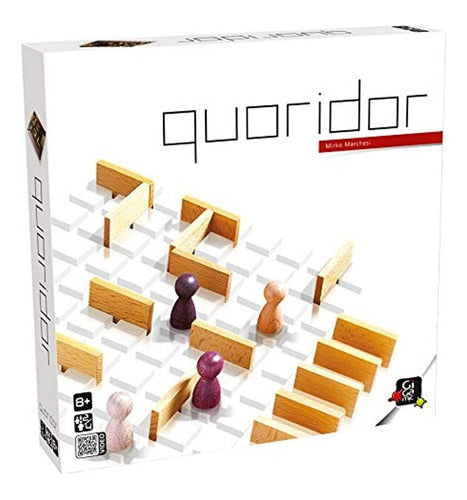 Gigamic Quoridor Juego De Estrategia De Madera Para 2-4 Jugadores