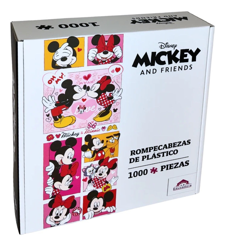 Rompecabezas Mickey Y Minnie 2 1000 Piezas De Plástico