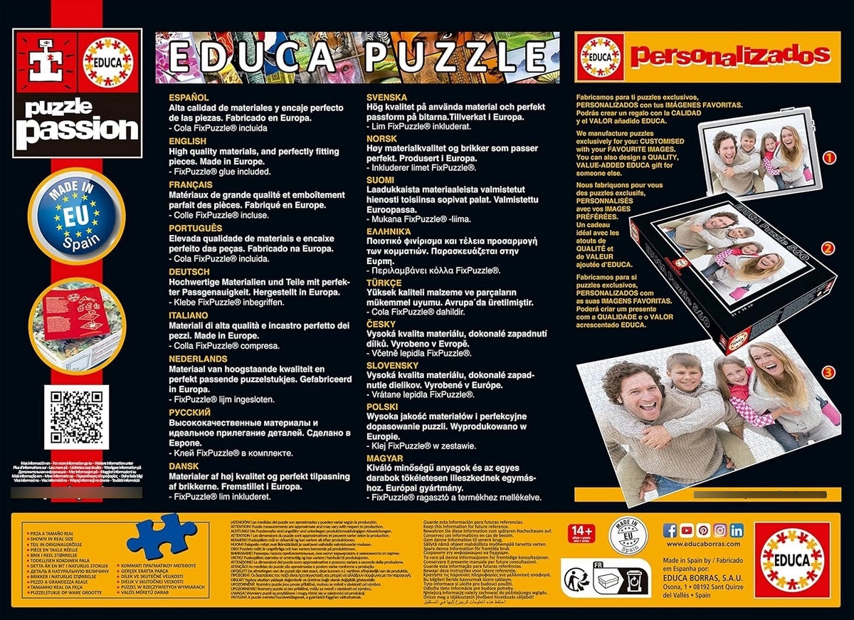 17745 Casas Nórdicas Rompecabezas 1000 Piezas Educa