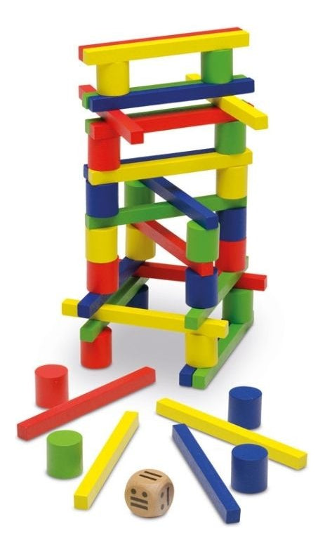 Balance Equilibrio De Madera En Caja De Metal Travel Size
