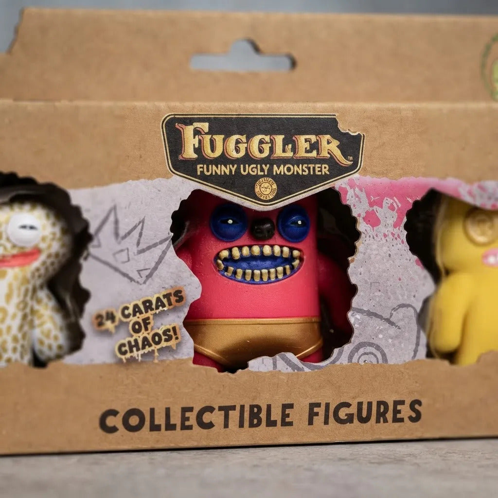 Fuggler Gold Edition 3pack Figura Colección Rin Grin Leopard