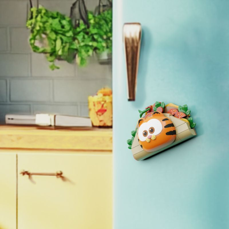 Set De Construcción Garfield Taco Imán Refrigerador Pantasy